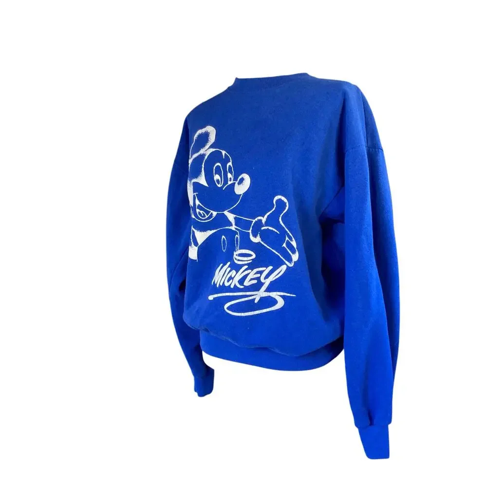 Vintage 90s Disney Mickey Mouse Sweatshirt Large - Picture 16 of 16